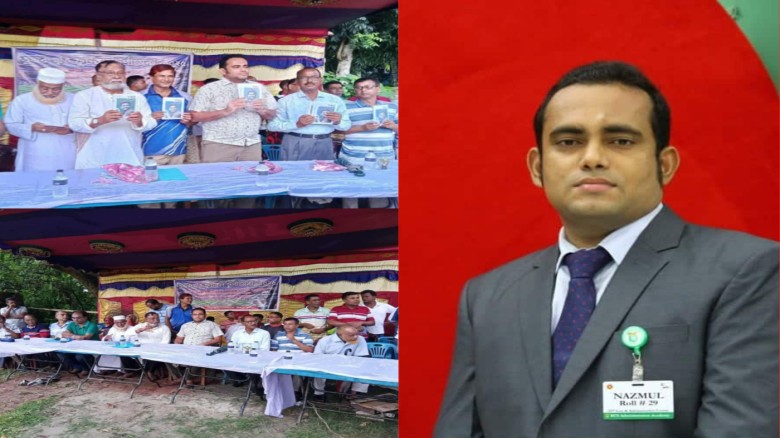 আ’লীগ নেতাদের সাথে ফুটবল টুর্নামেন্ট উদ্বোধন করলেন...