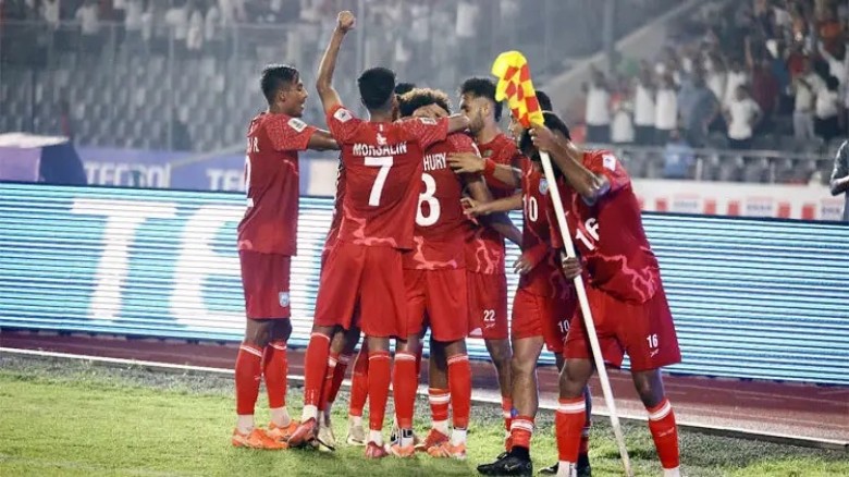 ৭ গোলের ম্যাচে হংকংয়ের কাছে বাংলাদেশের হার