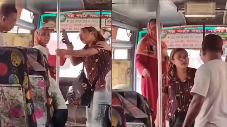 পোশাক নিয়ে কটুক্তি করায় জুতাপেটা করলেন তরুণী