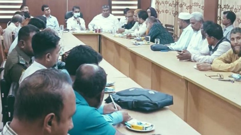 এসএসসি পরীক্ষা সুষ্ঠুভাবে নিতে বালিয়াডাঙ্গীতে মতবিনিময় সভা