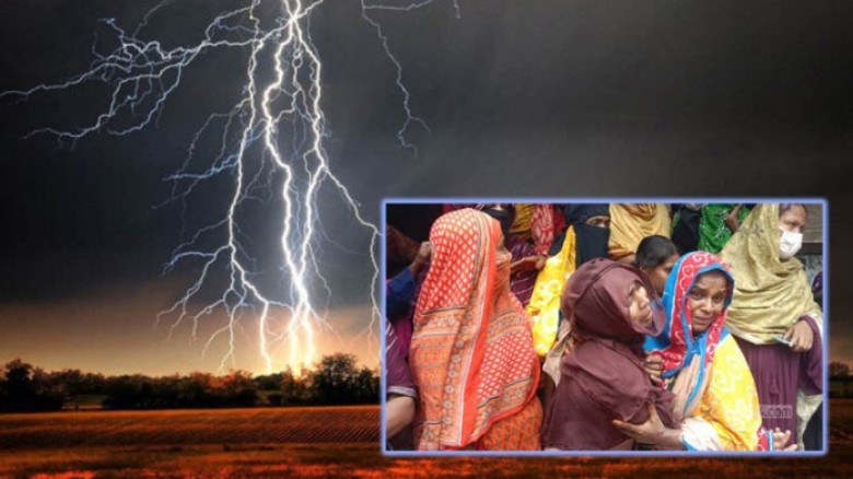 মহেশপুর মাথানগাছি গ্রামে  বজ্রপাতে নারীর মৃত্যু।