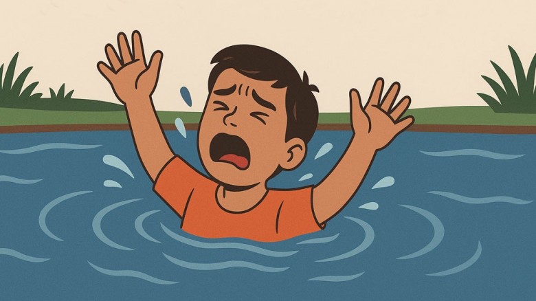 কলারোয়ায় পুকুরে ডুবে শিশুর মৃত্যু