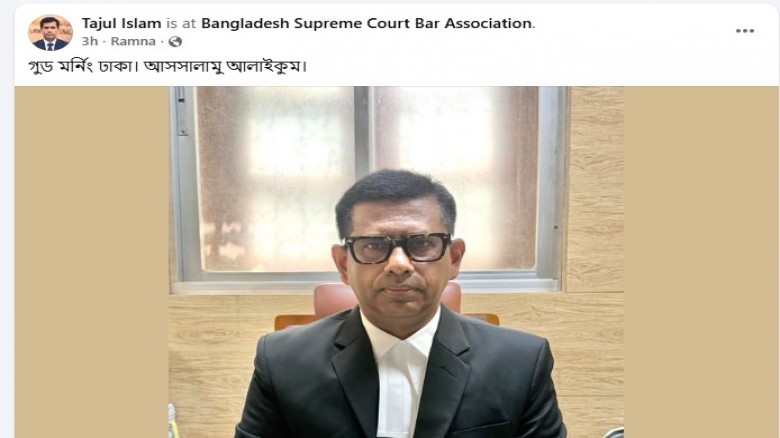 ফের দেশে ফিরেই ফেসবুকে জানান দিলেন তাজুল ইসলাম