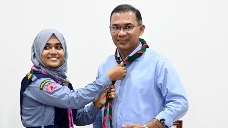 প্রধানমন্ত্রীর সঙ্গে স্কাউট সদস্যদের সাক্ষাৎ