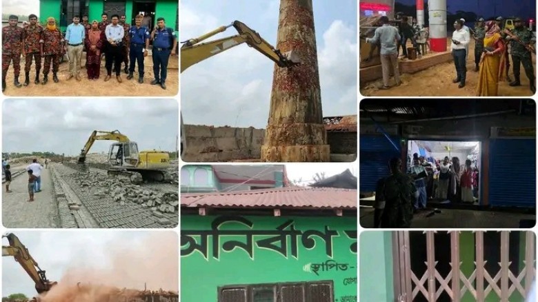 পটুয়াখালীতে জ্বালানি তদারকি, অবৈধ ইটভাটায় জরিমানা