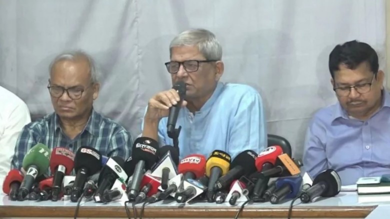 জামায়াত আমির কখনও সুস্থ চিন্তা করতে পারে না: মির্জা ফখরুল