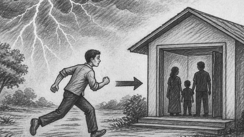 বজ্রধ্বনি মানেই সতর্কতা, দ্রুত আশ্রয়ে যান