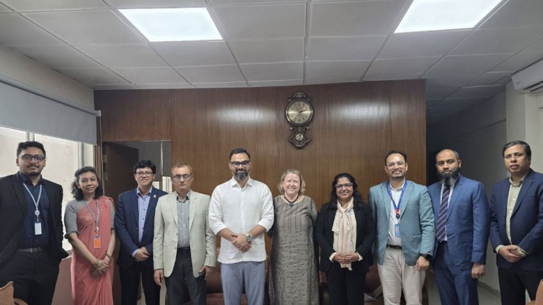 ক্রীড়া প্রতিমন্ত্রীর সাথে জাতিসঙ্ঘ প্রতিনিধি দলের সাক্ষাৎ