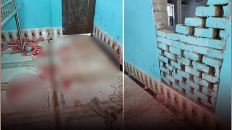 মসজিদের দেওয়াল ভেঙে তিনজনকে কুপিয়ে জখম